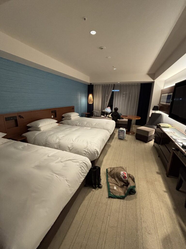 ハイアットリージェンシー東京ベイの部屋の中