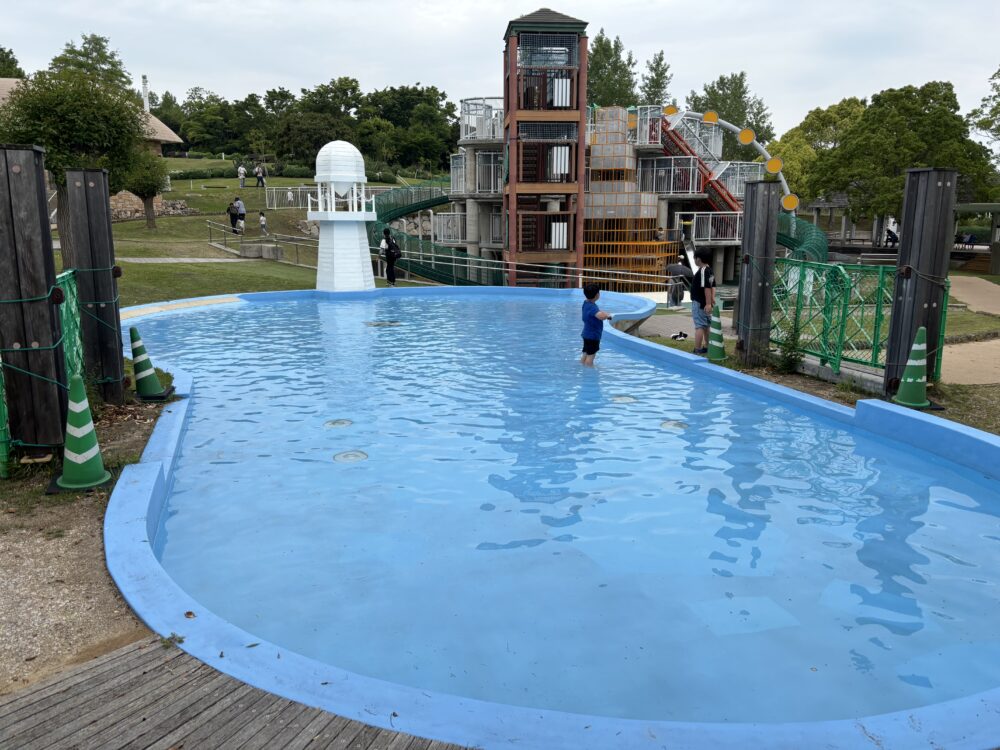 国営明石海峡公園・子どもの森エリアの水遊び場