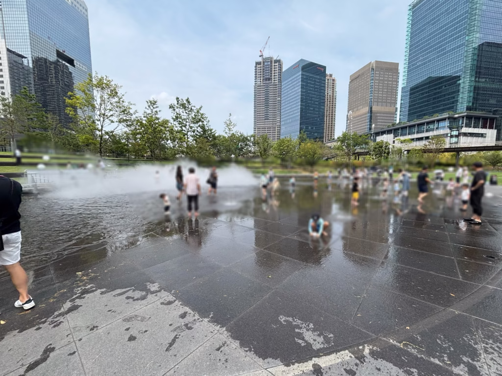 グラングリーン大阪水遊びスポット