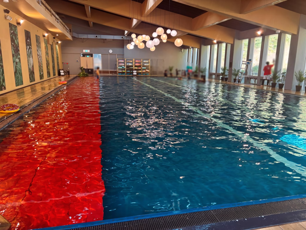 るり湯の温水プール