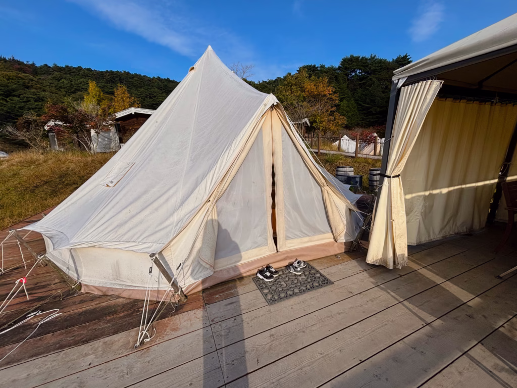 京都るり渓GLAX グランピングテント コンフォート